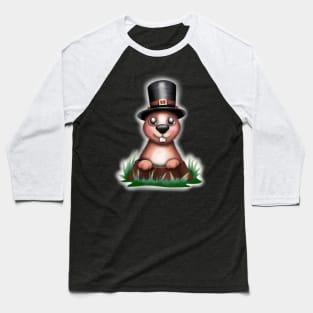 The groundhog Baseball T-Shirt